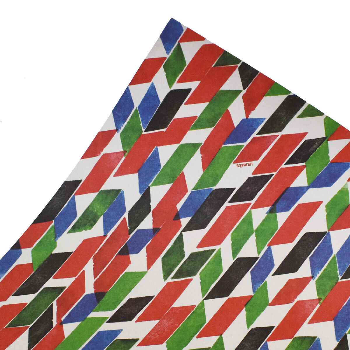 Auth HERMES LES GRANDES FEUILLES D'HERMES Wallpaper Wrapping Paper 06MC457 ①