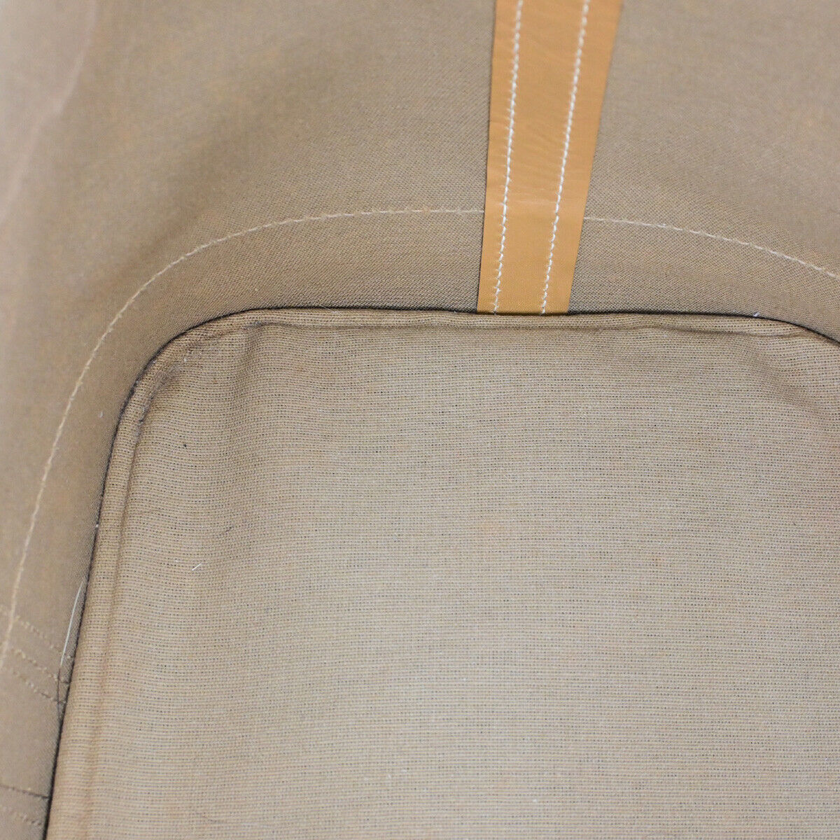 GUCCI Logo Sherry GG Pattern Travel Hand Bag PVC Leather Brown Italy 62YG543