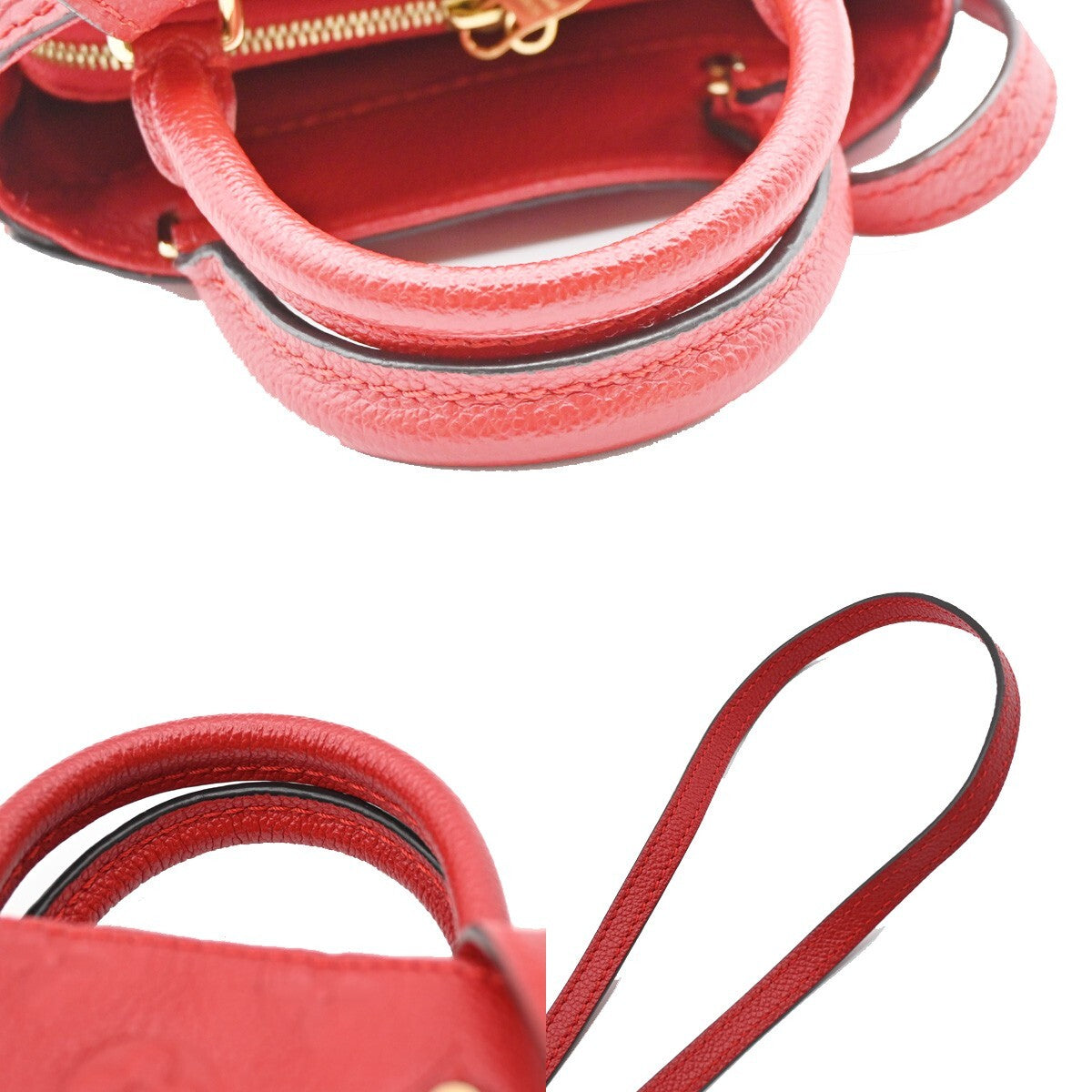 LOUIS VUITTON Montaigne Nano 2Way Hand Bag Monogram Empreinte CY M50865 698RL139