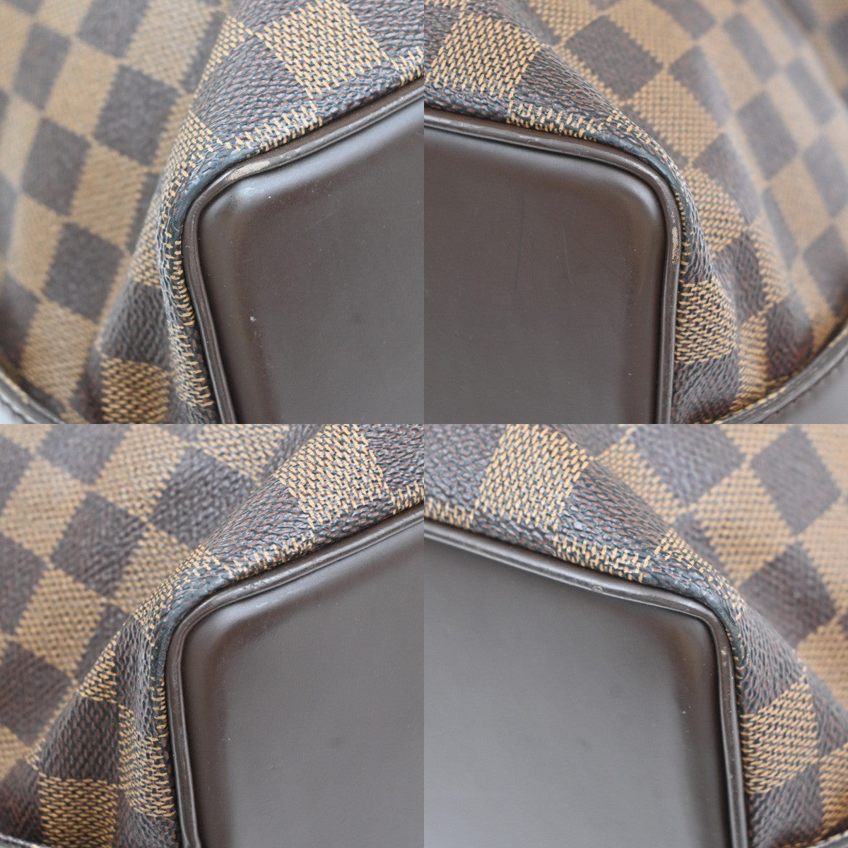 LOUIS VUITTON Chelsea Shoulder Tote Bag Damier Ebene Leather BN N51119 86YJ119