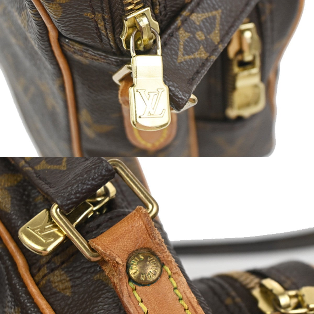 LOUIS VUITTON Amazon Crossbody Shoulder Bag Monogram Leather BN M45236 80KD016