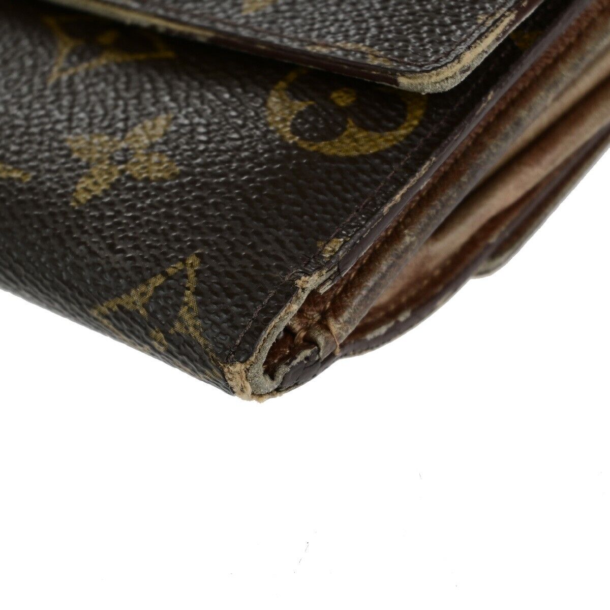 LOUIS VUITTON LV 4 Set Wallet Pen Case Monogram Epi Leather Brown Black 61KA450