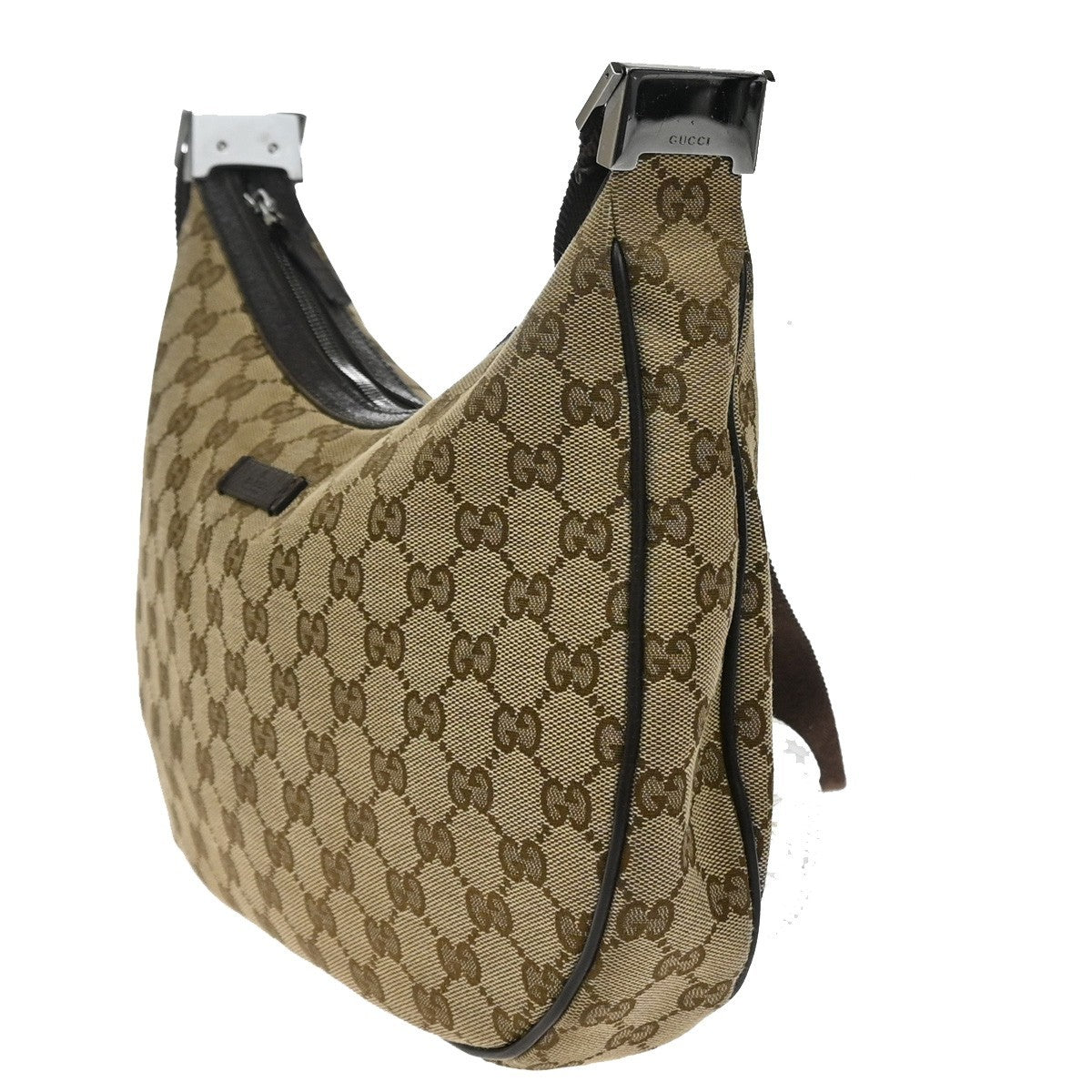 GUCCI Logo GG Pattern Crossbody Shoulder Bag Canavs Leather BN SHW Italy 70YJ143
