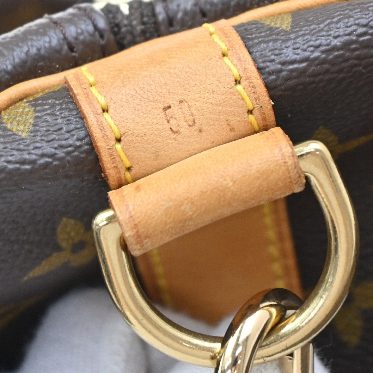 LOUIS VUITTON Keepall Bandouliere 50 2Way Hand Bag Monogram Brown M41416 97EF847