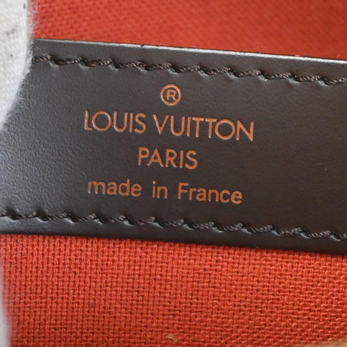 LOUIS VUITTON Naviglio Shoulder Bag Damier Ebene Leather Brown N45255 21TA696