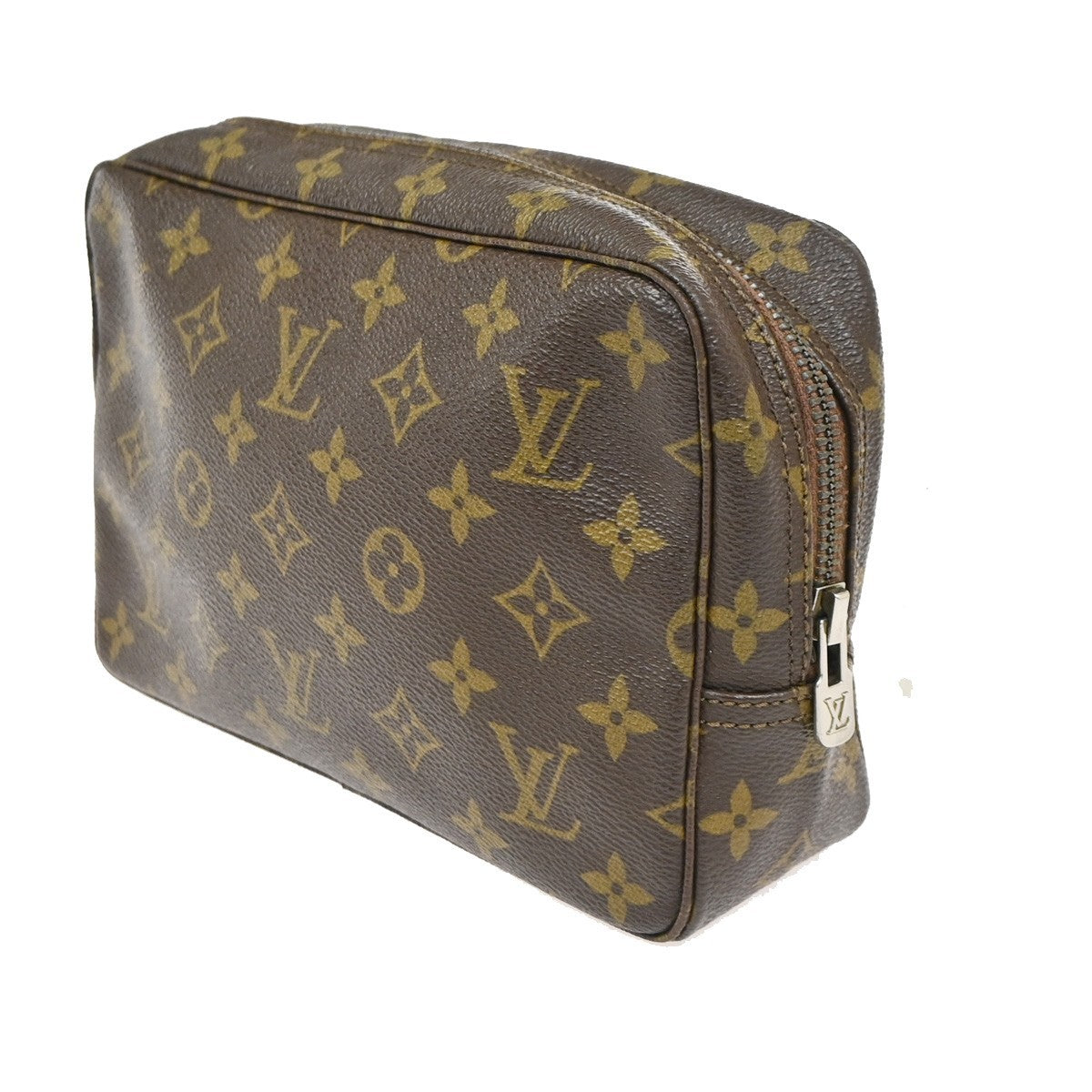 LOUIS VUITTON Trousse Toilette 23 Clutch Hand Bag Monogram Brown M47524 69CB010