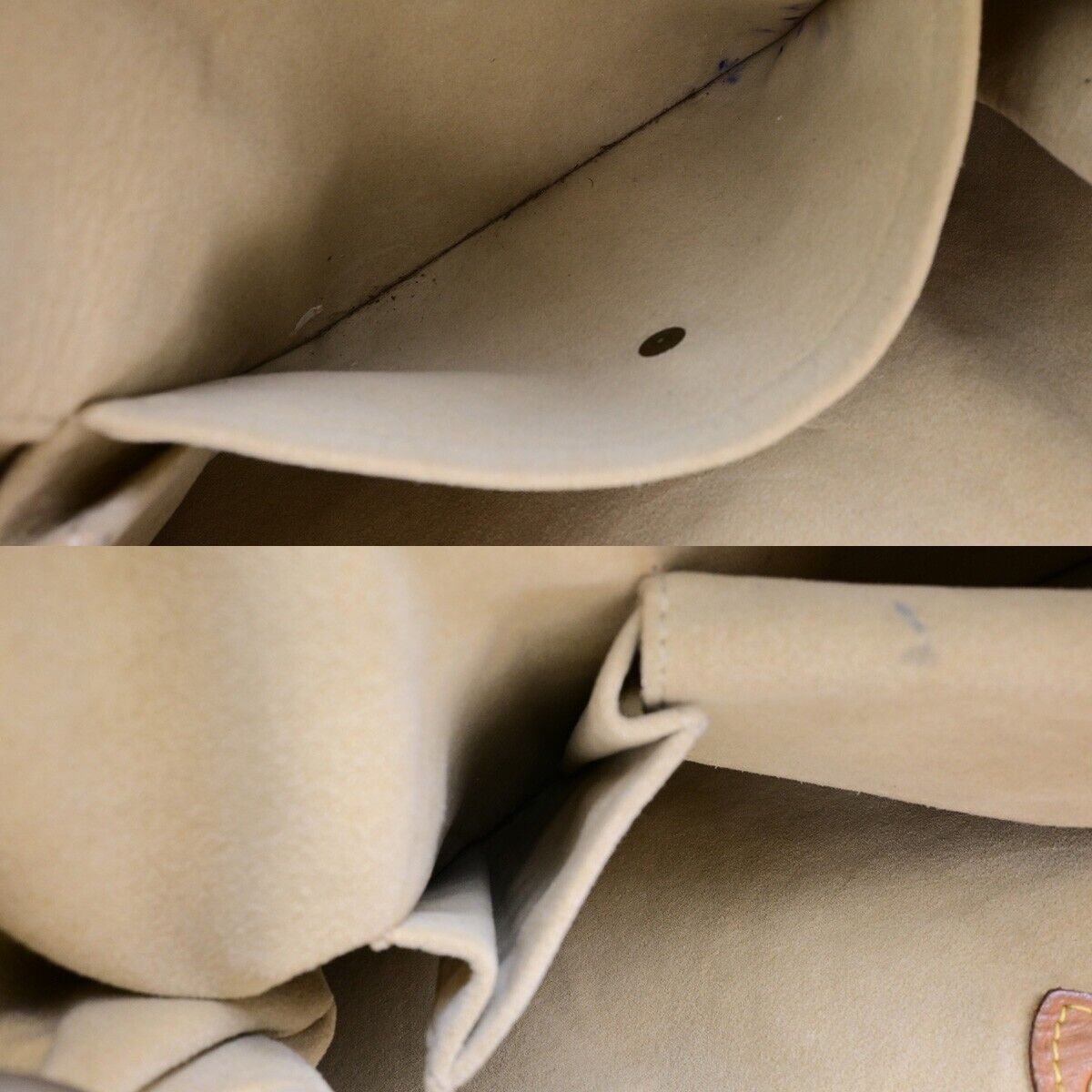 LOUIS VUITTON Galliera PM Shoulder Bag Monogram Leather Brown GD M56382 73ED049