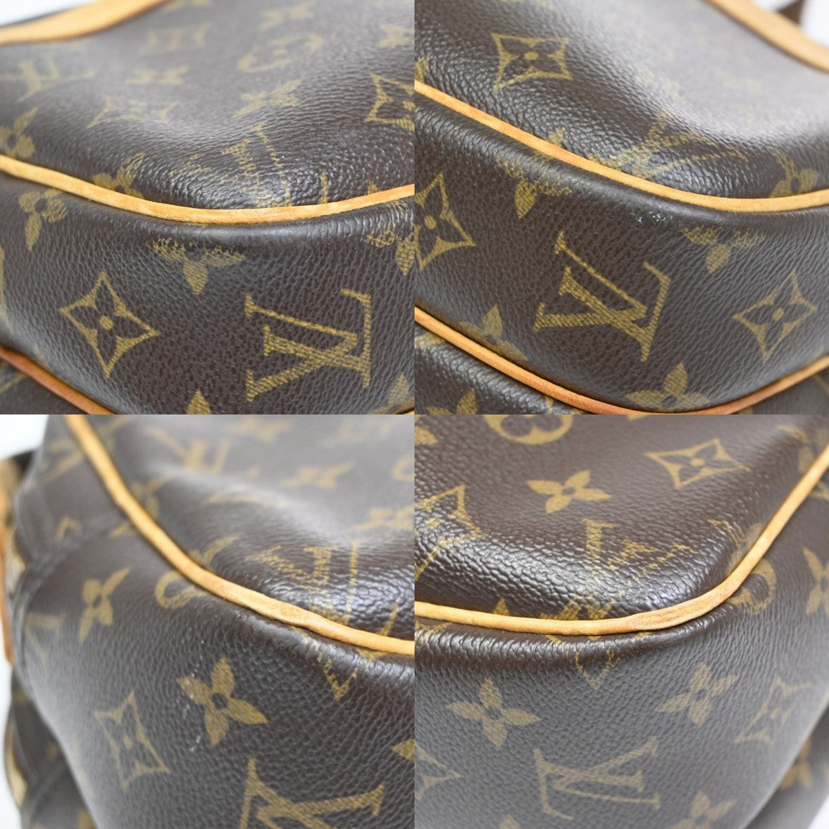 LOUIS VUITTON Reporter Crossbody Shoulder Bag Monogram Leather BN M45254 82KC246