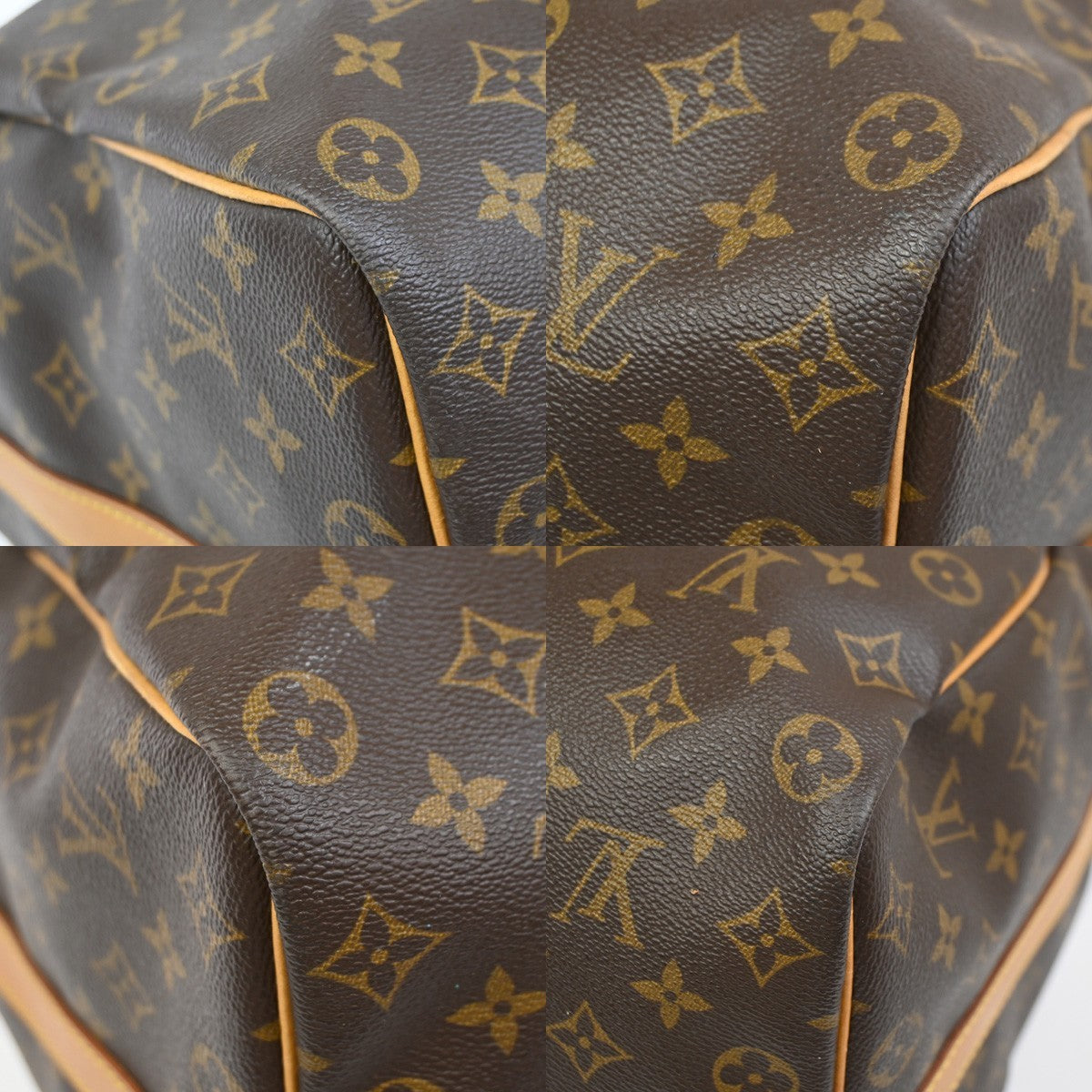 LOUIS VUITTON Keepall Bandouliere 50 Handbag Monogram Brown M41416 12ZA212