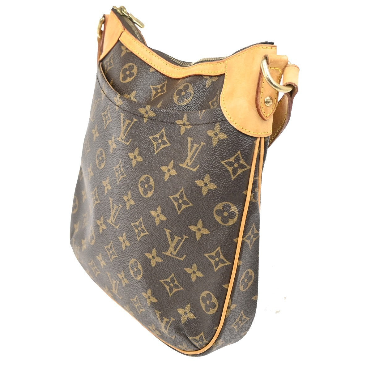 LOUIS VUITTON Odeon PM Shoulder Bag Monogram Leather Brown Spain M56390 95MA030