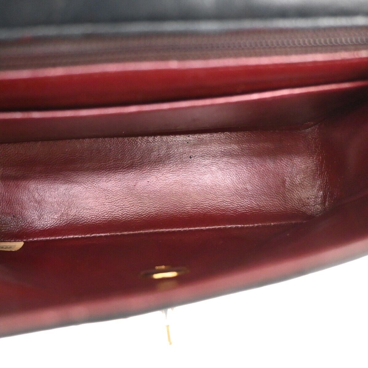 CHANEL CC Mini Matelasse Chain Shoulder Bag Leather Black GHW Vintage 691RJ256