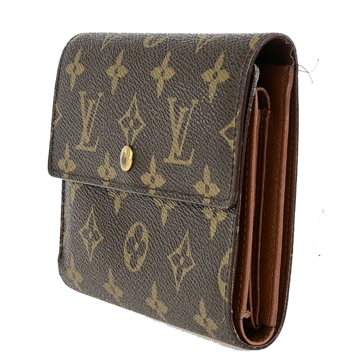 LOUIS VUITTON Porte Tresor Etui Papier Trifold Wallet Monogram BN M61202 01ED218