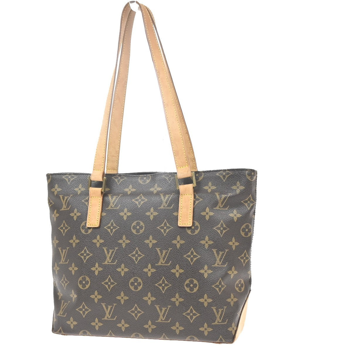 LOUIS VUITTON Cabas Piano Shoulder Bag Monogram Leather Brown M51148 84MA448