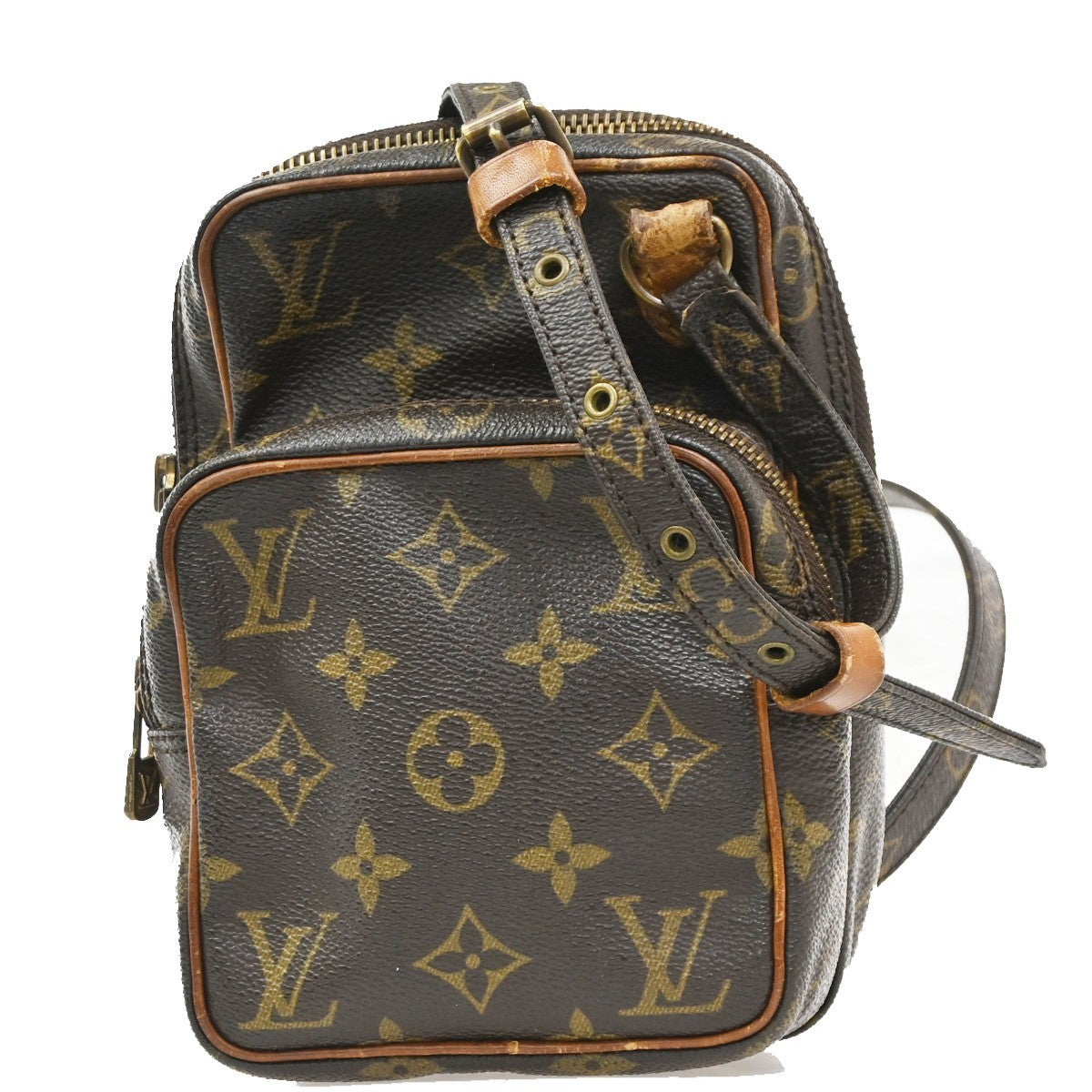 LOUIS VUITTON Mini Amazon Shoulder Bag Monogram Leather Brown M45238 69CA569