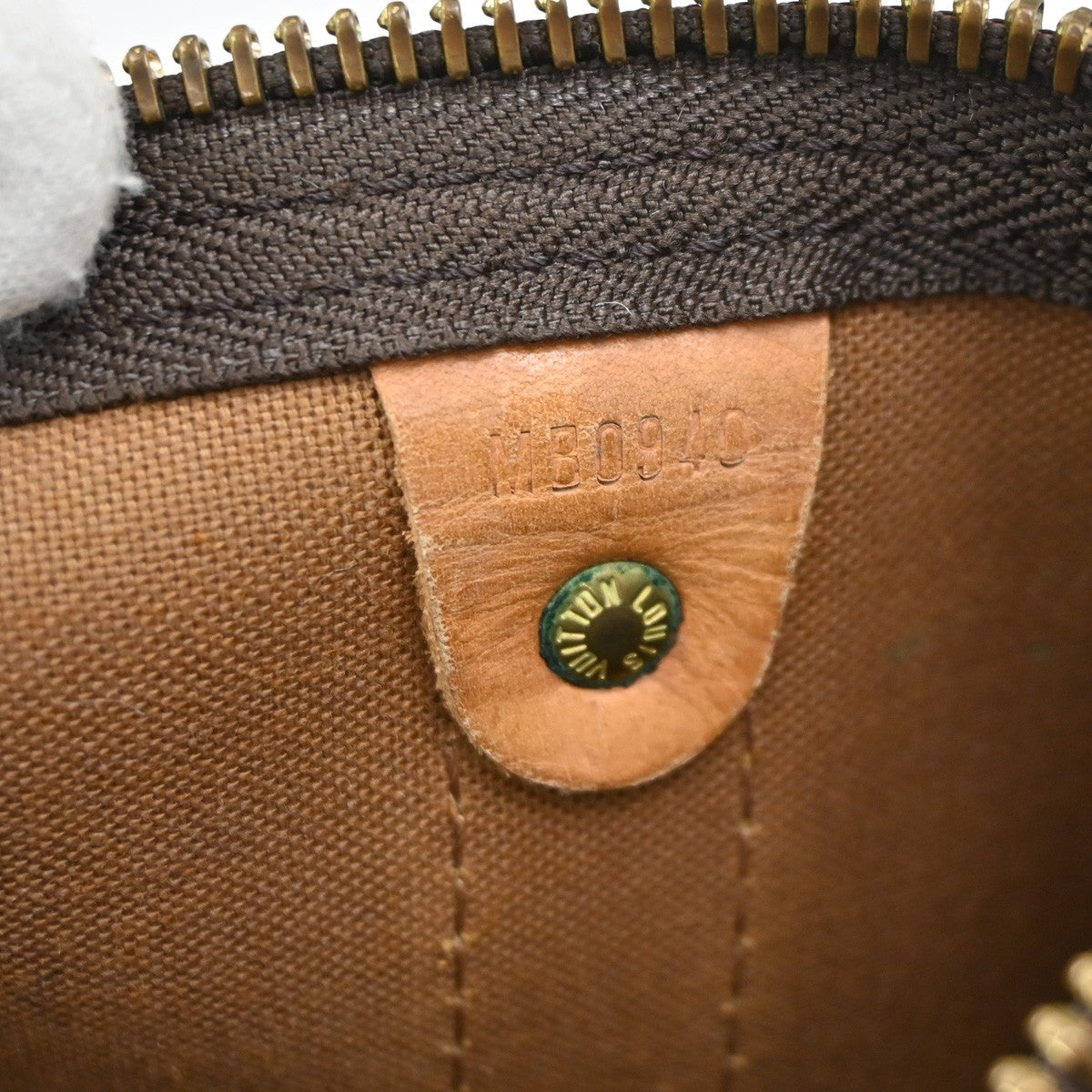LOUIS VUITTON Keepall 50 Travel Hand Bag Monogram Leather Brown M41426 97DA258