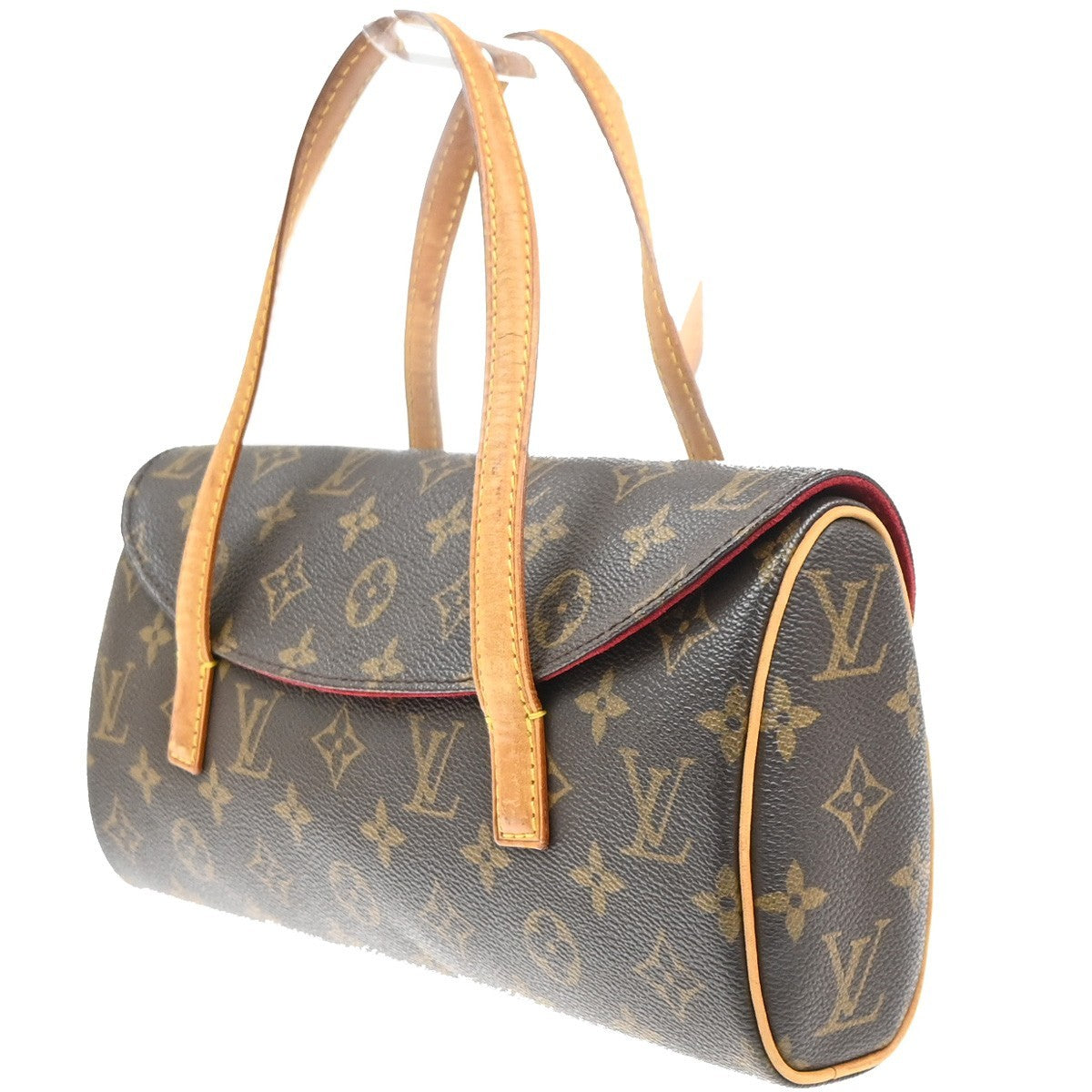 LOUIS VUITTON Sonatine Hand Bag Monogram Leather Brown France M51902 11MA528