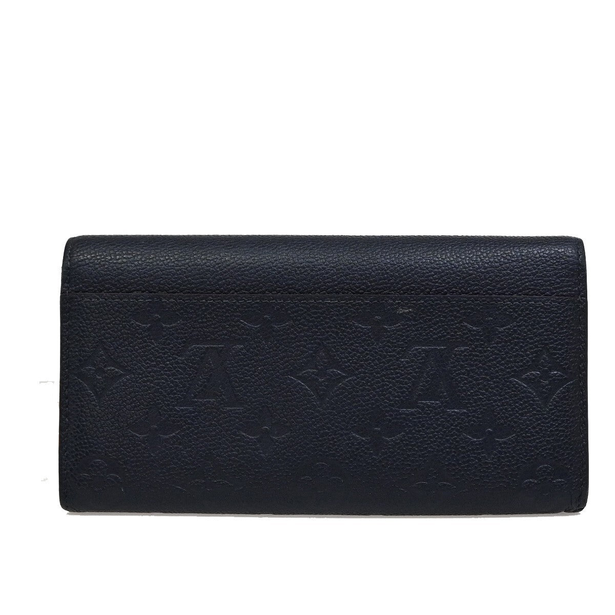 LOUIS VUITTON Portefeuille Sarah Wallet Monogram Empreinte Blue M62125 88YH289