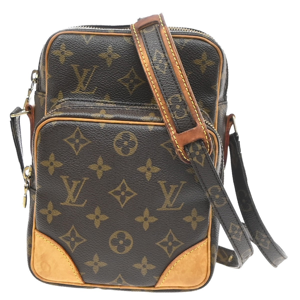 LOUIS VUITTON Amazon Crossbody Shoulder Bag Monogram Leather BN M45236 32PA137