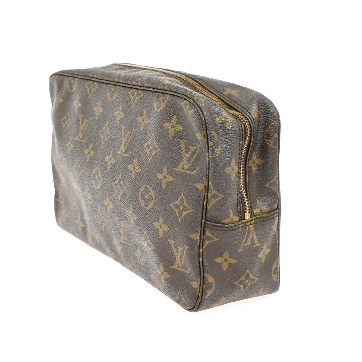 LOUIS VUITTON Trousse Toilette 28 Clutch Hand Bag Monogram Brown M47522 62PA075