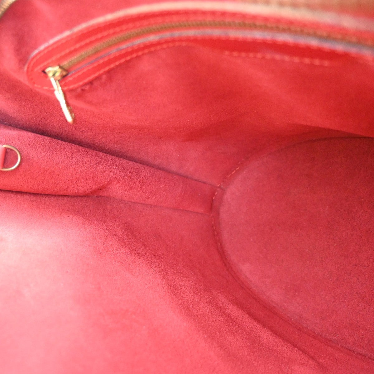 LOUIS VUITTON LV Saint Jacques Hand Bag Epi Leather Red France M52267 32MA233