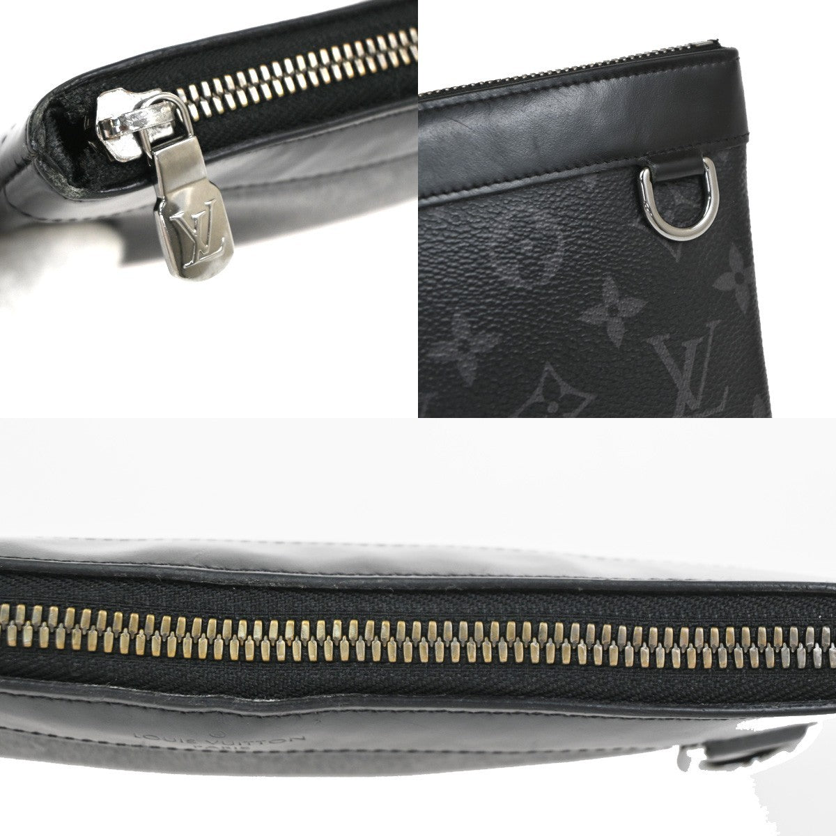 LOUIS VUITTON Pochette Discovery PM Wallet Monogram Eclipse BK M44323 62CA952