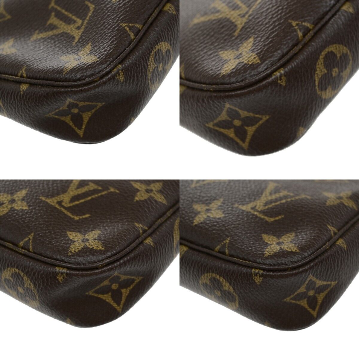 LOUIS VUITTON Mini Pochette Accessoires Hand Bag Monogram Leather M58009 35ED788