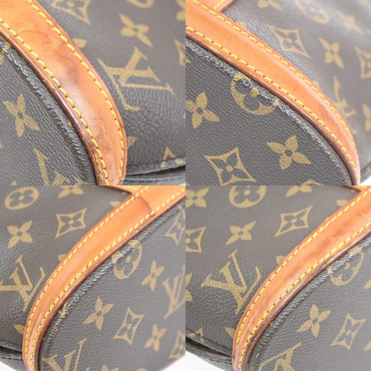 LOUIS VUITTON BABYLONE Shoulder Bag Monogram Leather Brown France M51102 73KC832