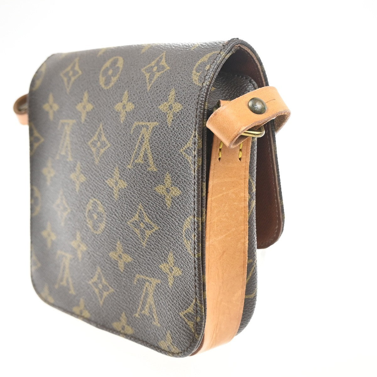 LOUIS VUITTON Mini Cartouchiere Shoulder Bag Monogram Leather BN M51254 34KP588