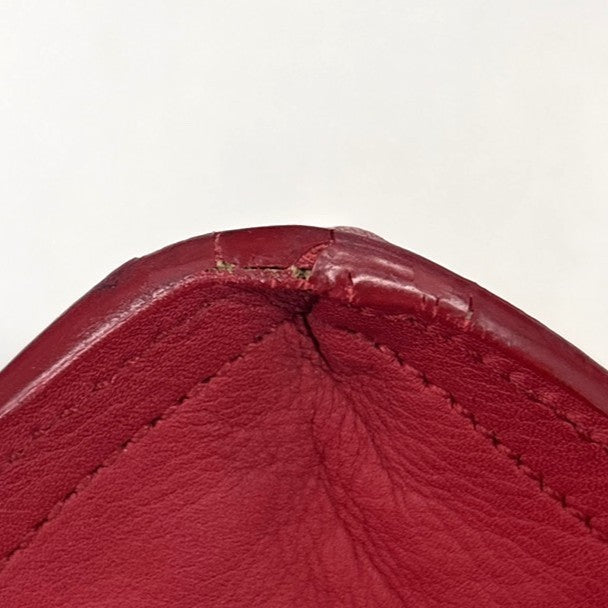 4.Live SAINT LAURENT Petit Cabas Y Line 2way Shoulder Hand Bag Leather 76KC999