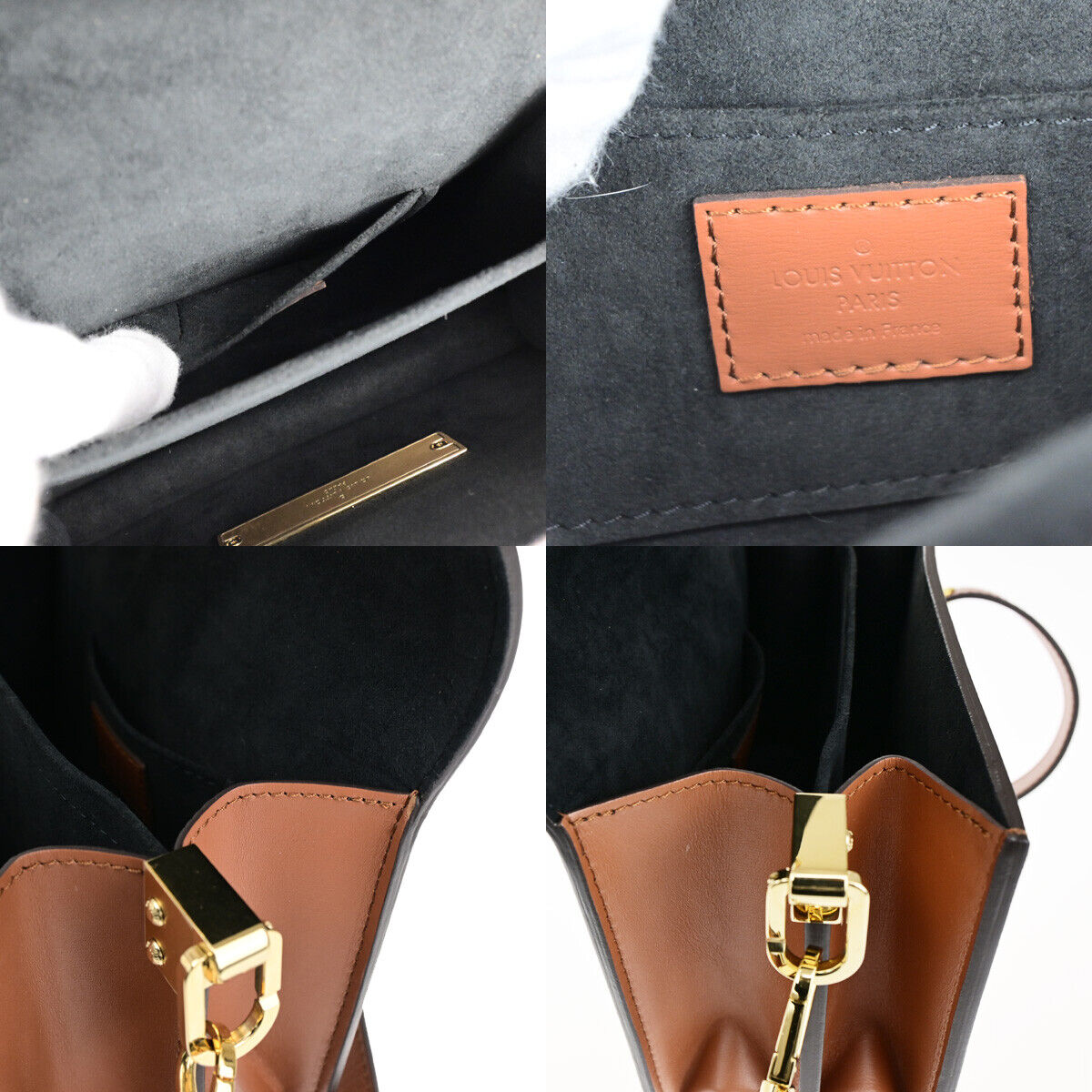 LOUIS VUITTON Mini Dauphine Shoulder Bag Monogram Reverse Brown M44580 342RK732