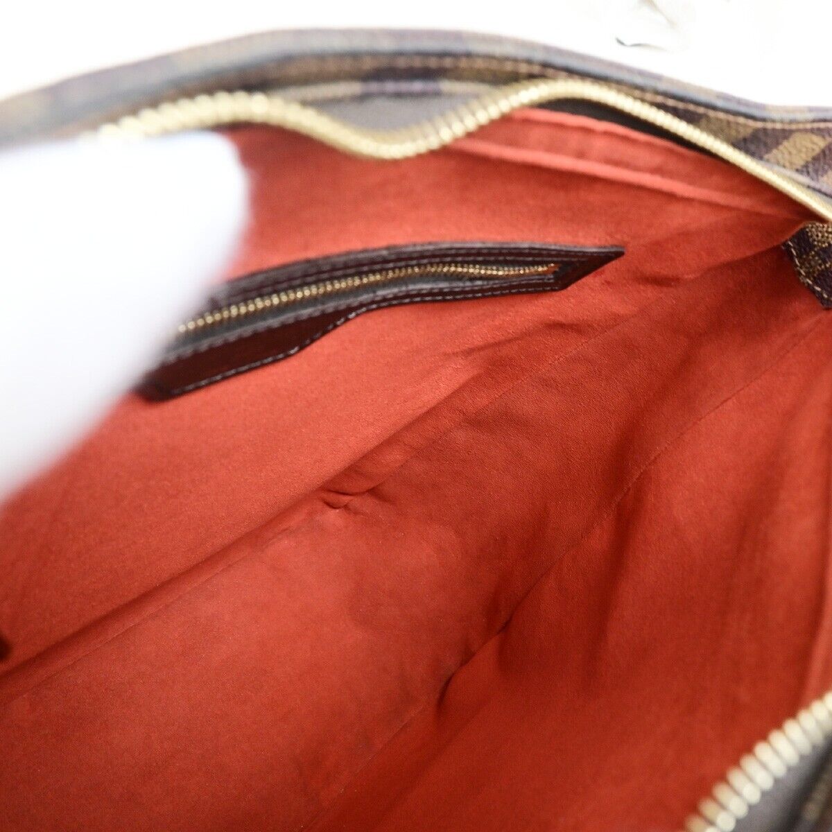 LOUIS VUITTON Looping GM SP Order Shoulder Bag Damier Ebene Brown N51144 93FB187