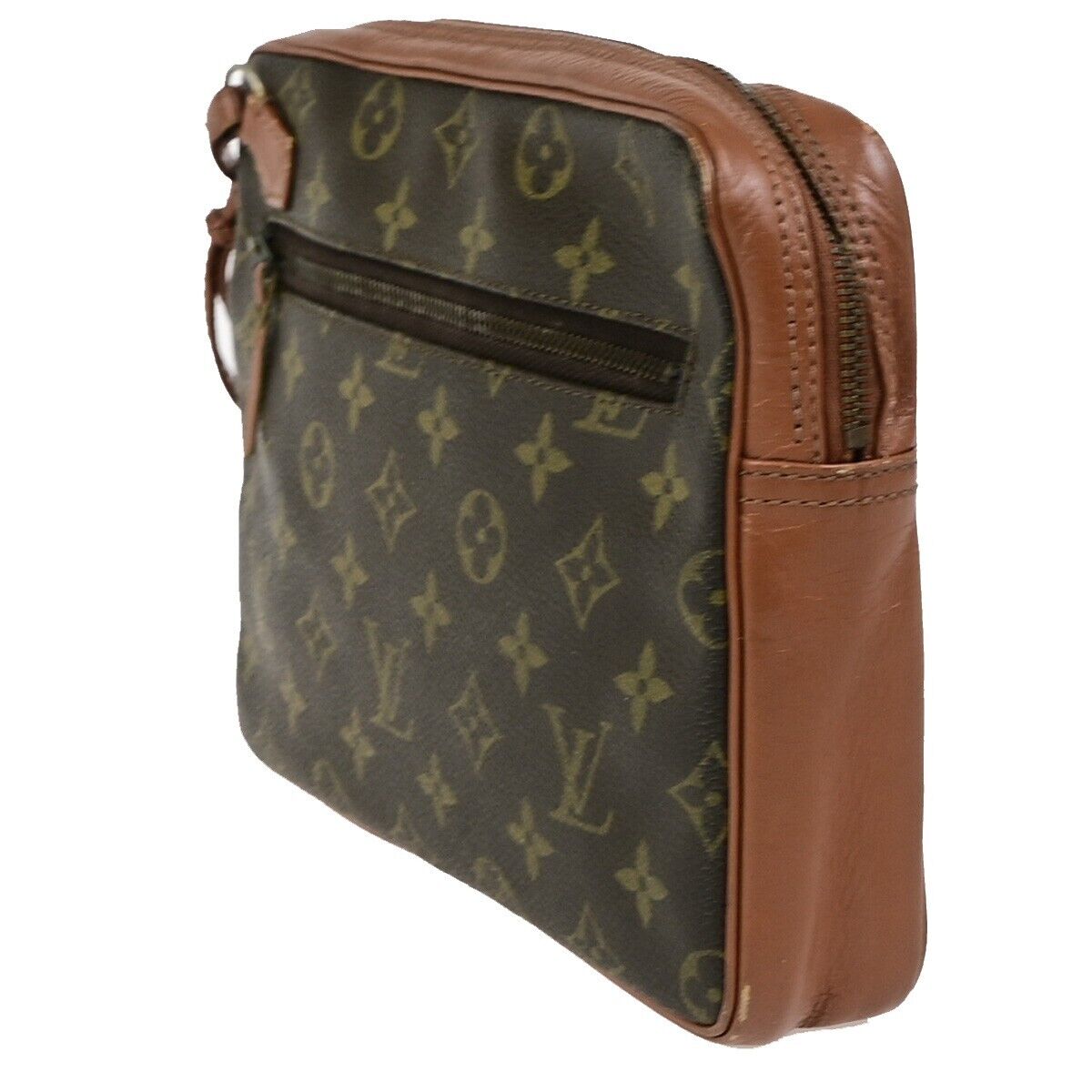 LOUIS VUITTON Pochette Sport Clutch Hand Bag Monogram Leather BN N0.183 01ED040