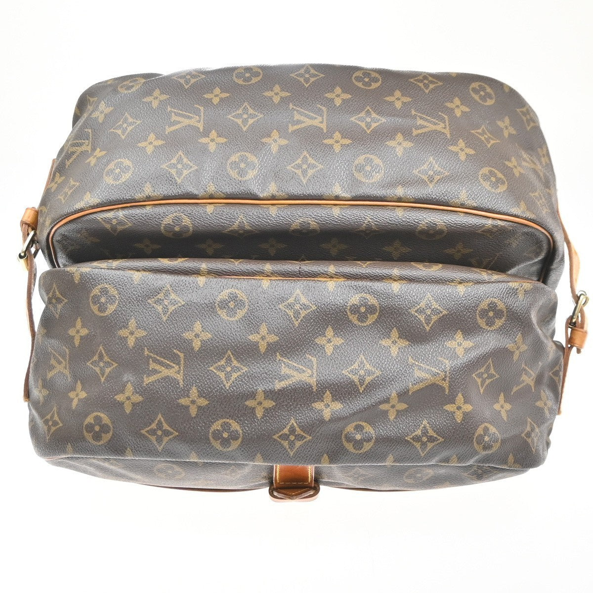LOUIS VUITTON Saumur 35 Shoulder Bag Monogram Leather BN France M42254 74KC864