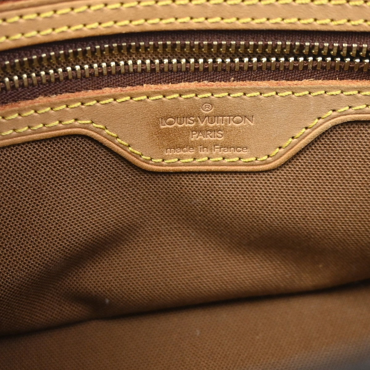 LOUIS VUITTON Logo Trotteur Shoulder Bag Monogram Leather Brown M51240 73YH916