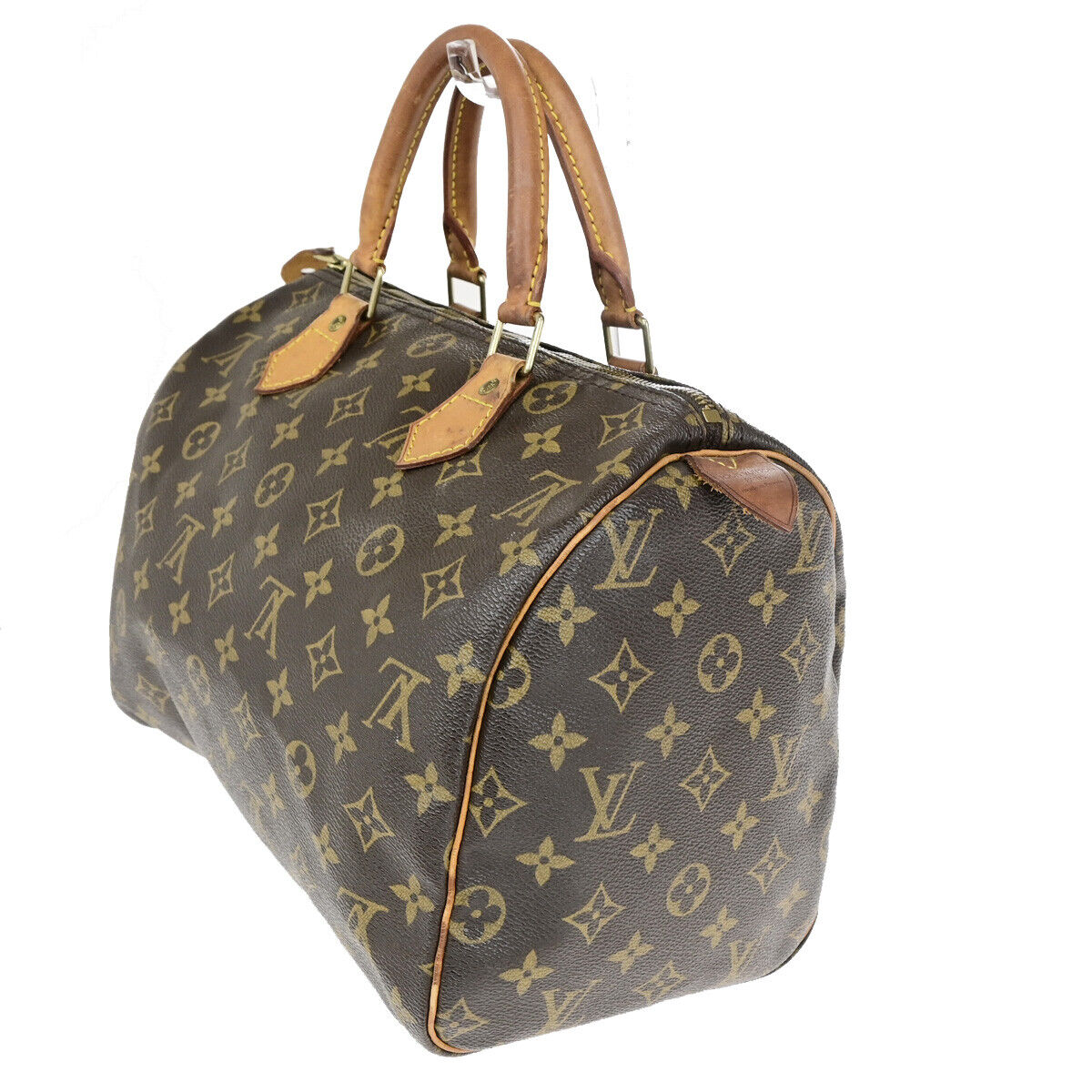 LOUIS VUITTON Speedy 30 Travel Hand Bag Monogram Leather Brown M41526 85SJ485