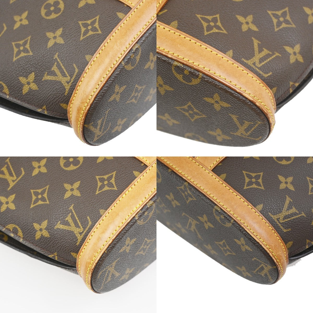 LOUIS VUITTON BABYLONE Shoulder Bag Monogram Leather Brown France M51102 18ZA196