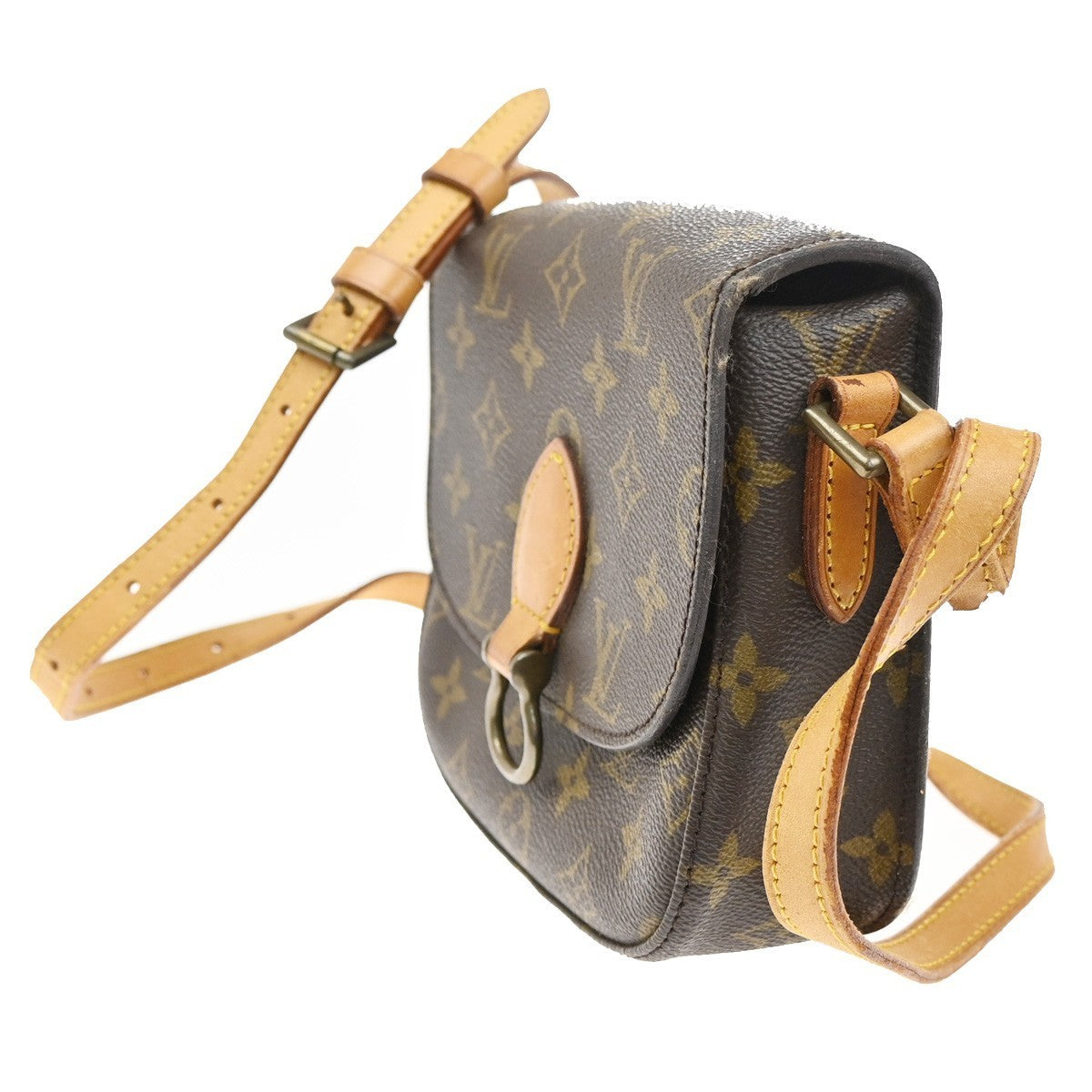 LOUIS VUITTON Mini Saint Cloud Shoulder Bag Monogram Leather BN M51244 35KP461