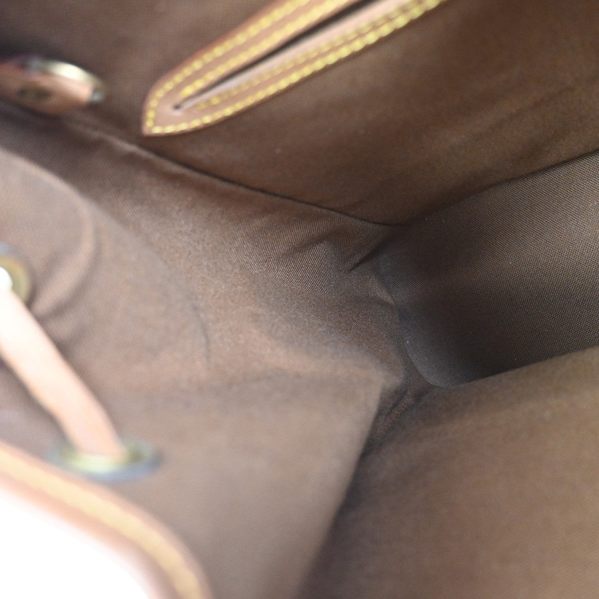 LOUIS VUITTON Montsouris MM Backpack Bag Monogram Leather Brown M51136 77AA208
