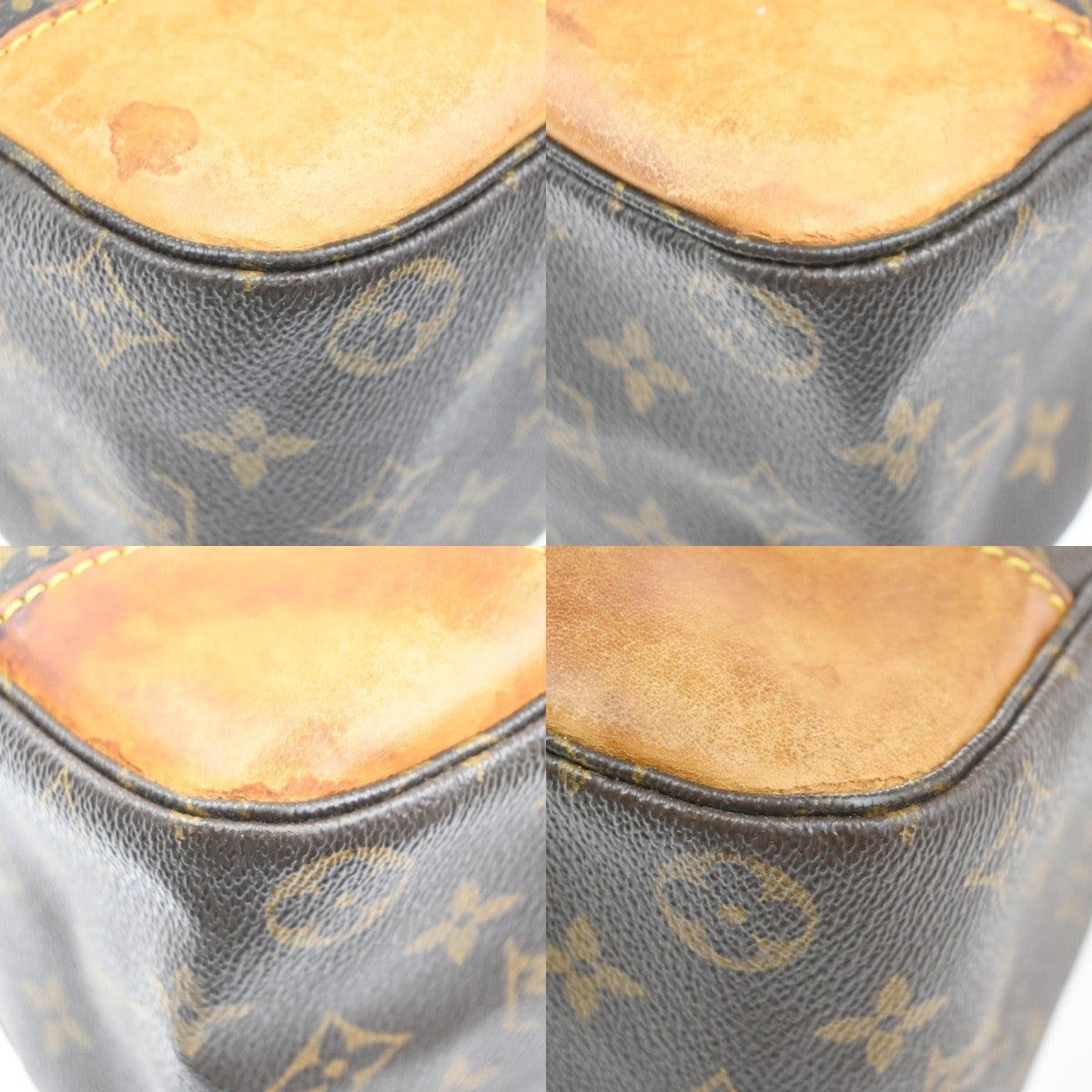 LOUIS VUITTON Boulogne 35 Shoulder Bag Monogram Leather Brown M51260 39KC444