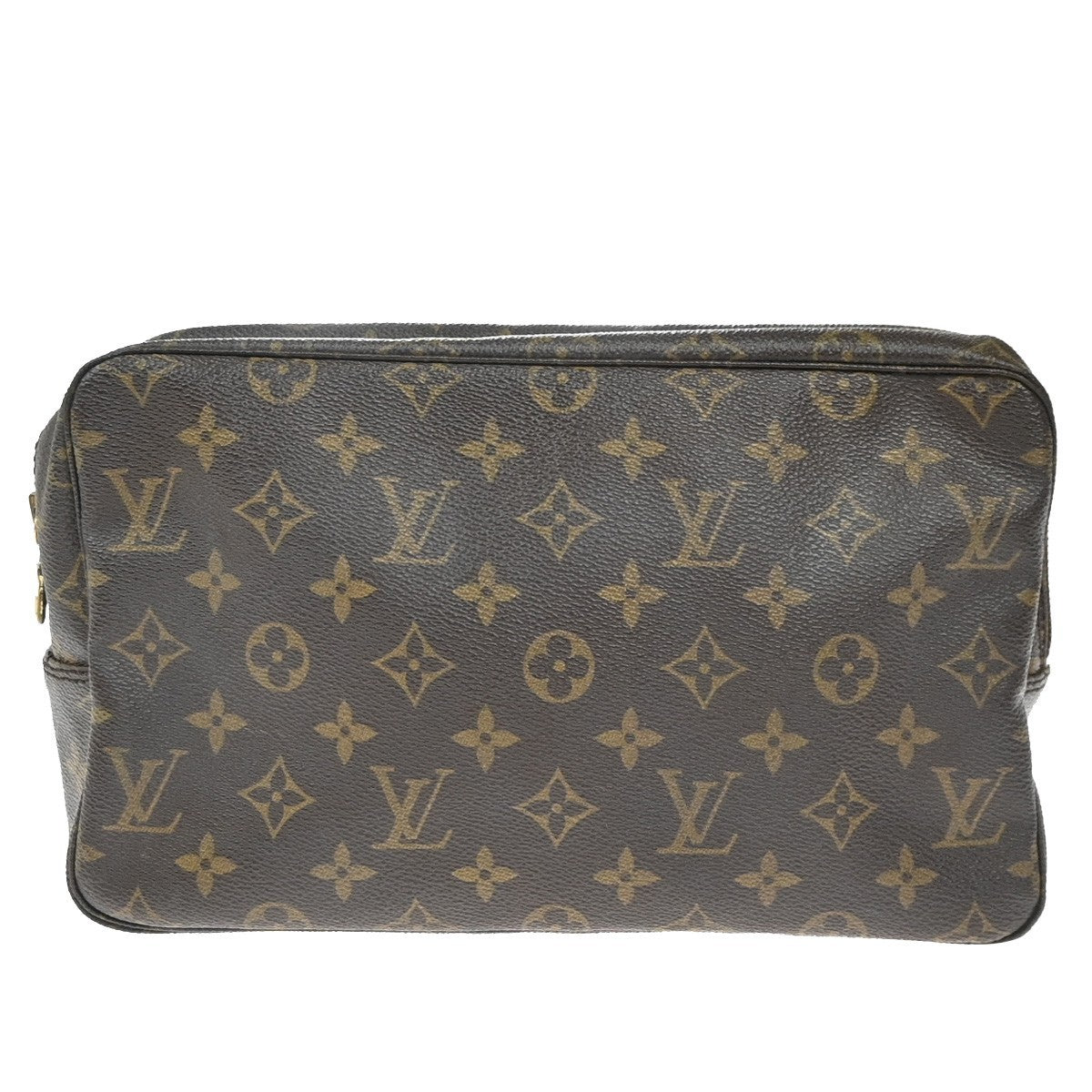 LOUIS VUITTON Trousse Toilette 28 Clutch Hand Bag Monogram Brown M47522 67EG335