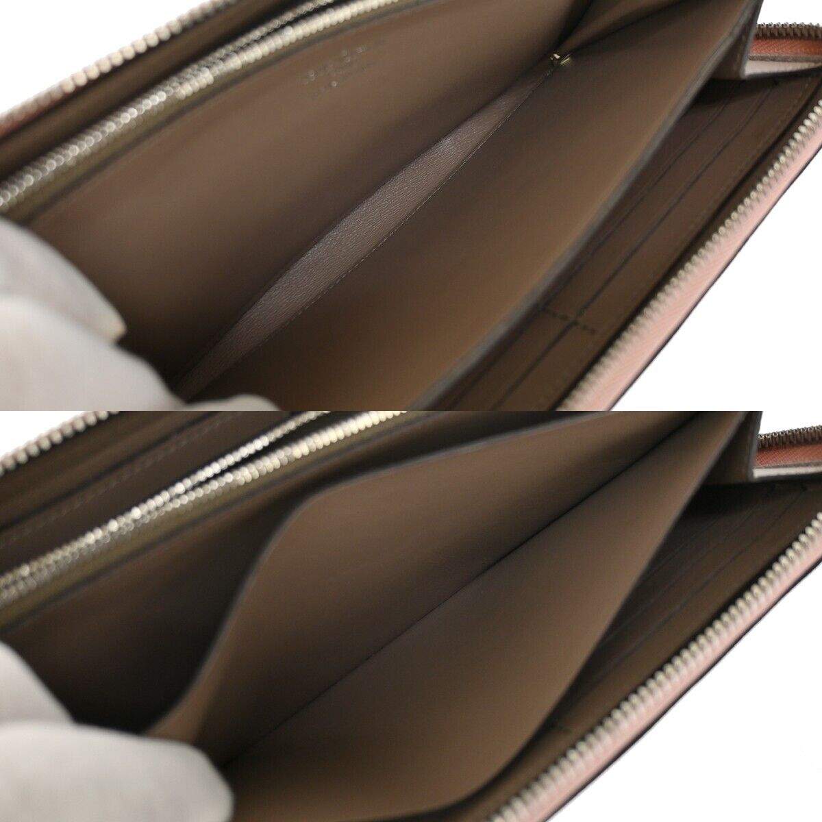 LOUIS VUITTON Portefeuille Comete Long Wallet Leather Magnolia M60148 38GA973