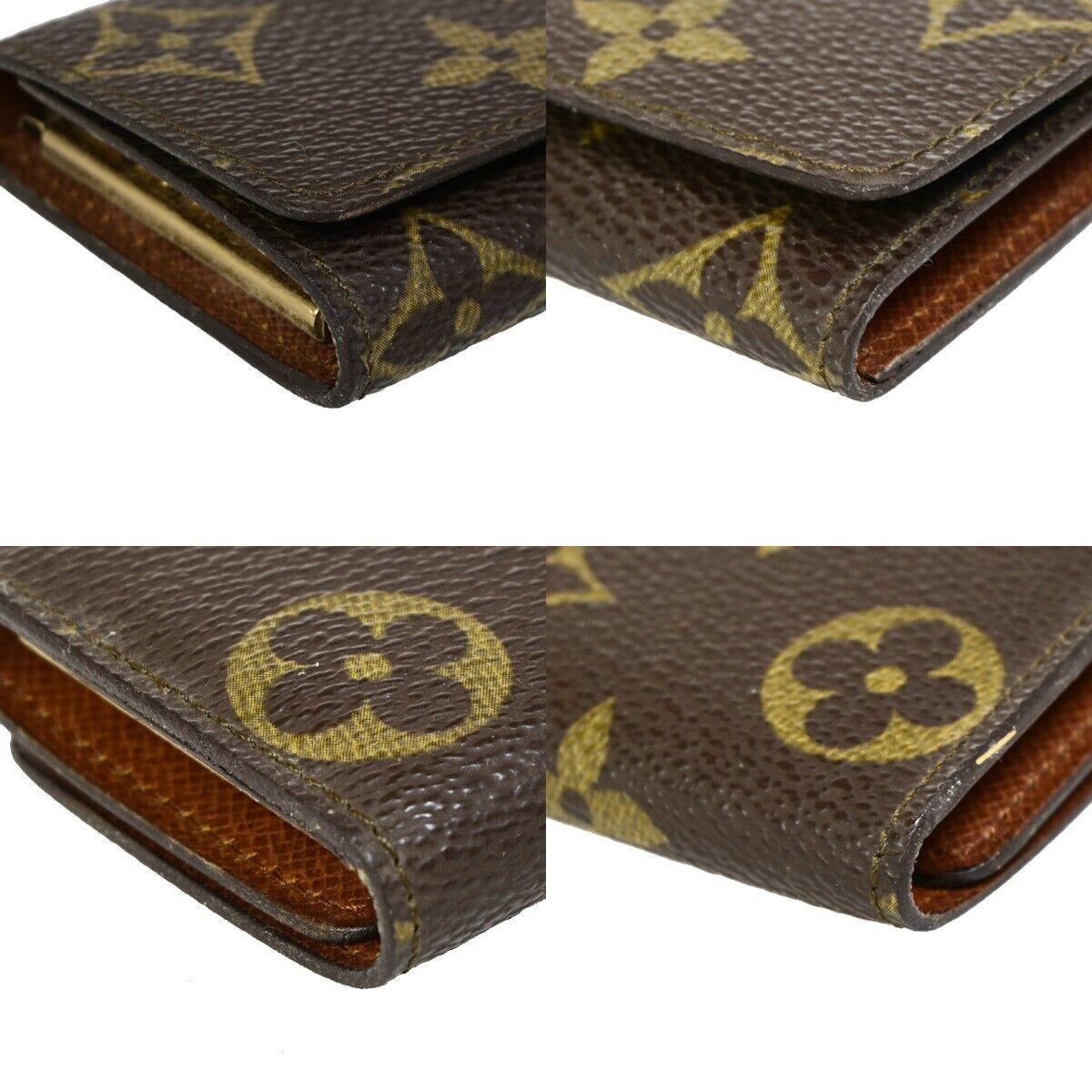 LOUIS VUITTON Multicles 4 Hooks Key Case Monogram Leather Brown M62631 04EB353