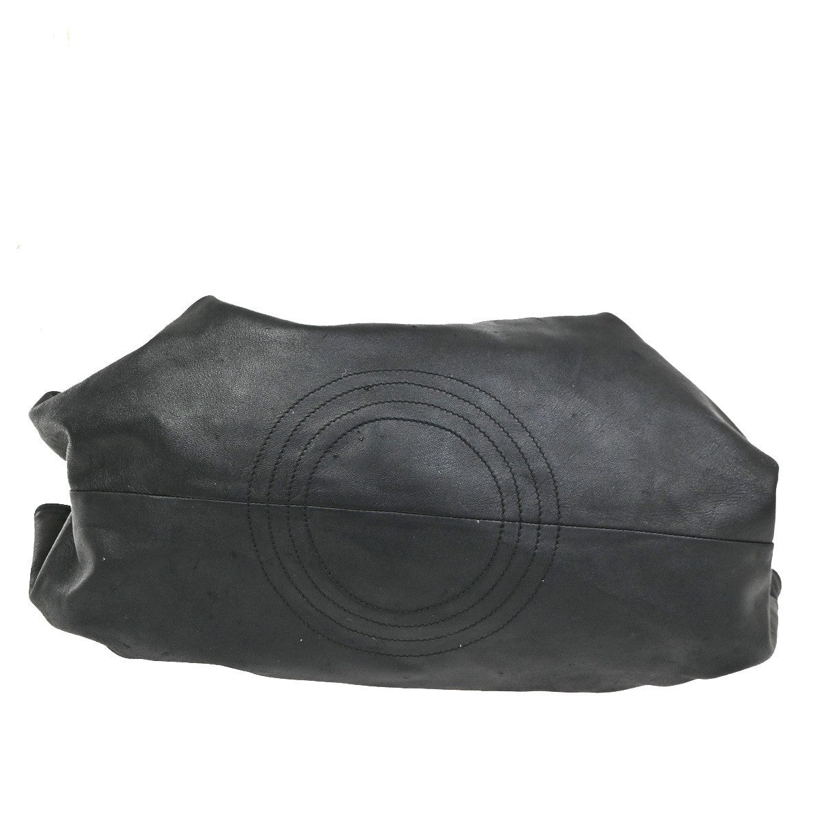 LOEWE ANAGRAM Logo Aire Handbag Nappa Leather Black SHW Spain 84CA580
