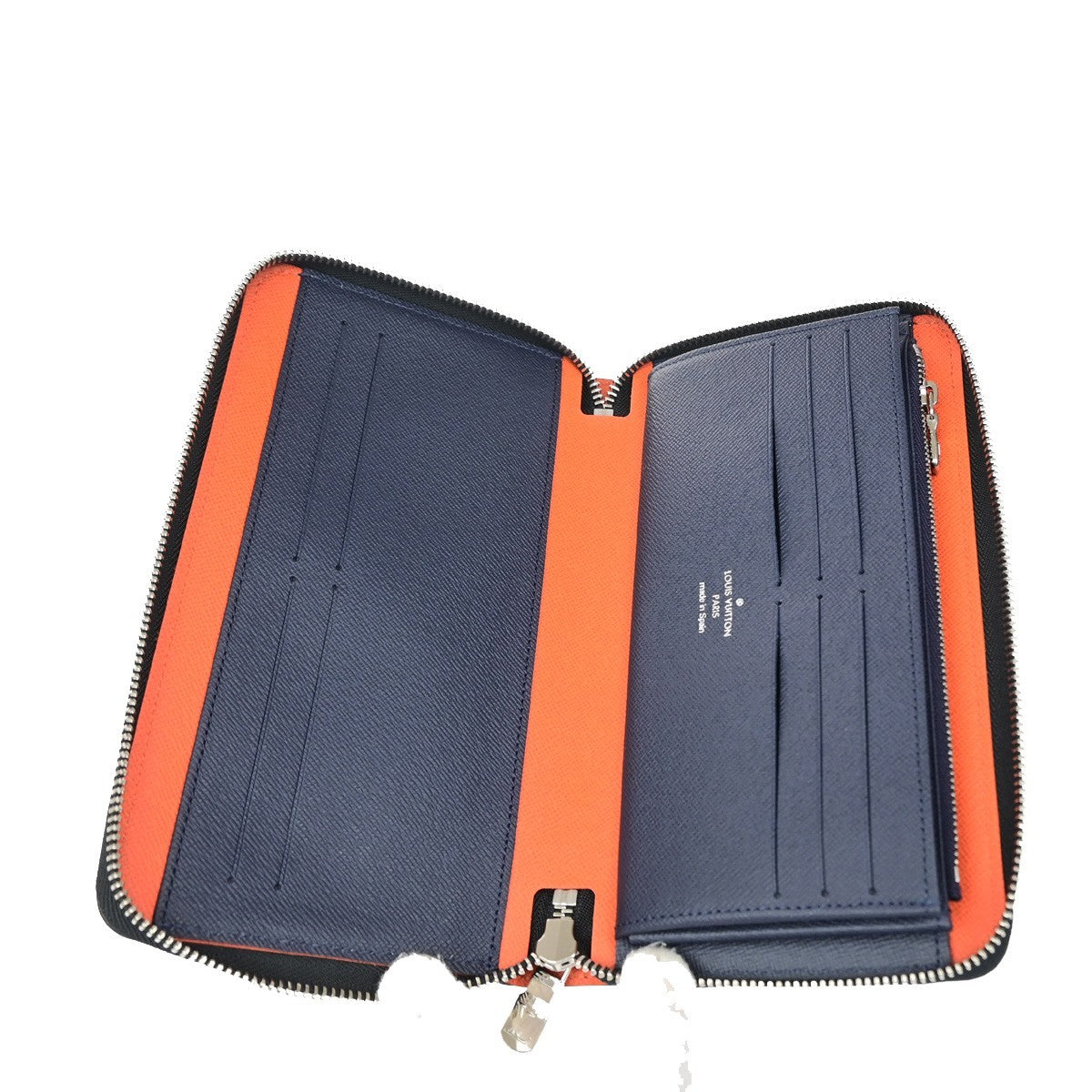 LOUIS VUITTON Zippy Organizer NM Long Wallet Epi Damier Graphite M62930 85RQ074