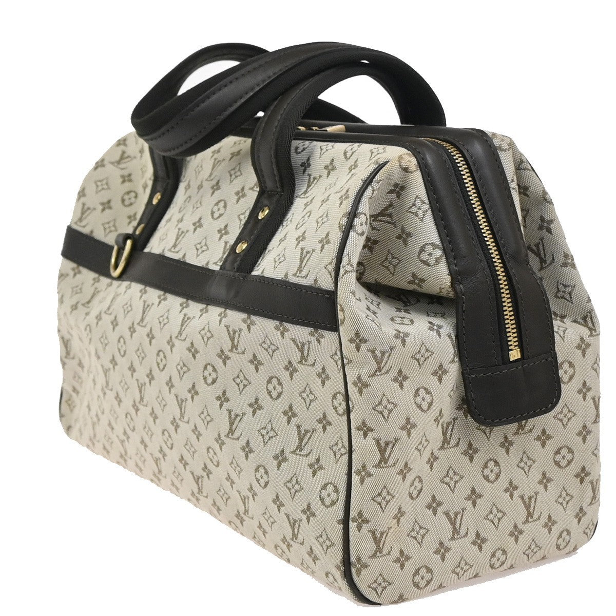LOUIS VUITTON Josephine GM Hand Bag Monogram Mini Canvas Leather M92310 35ZA355