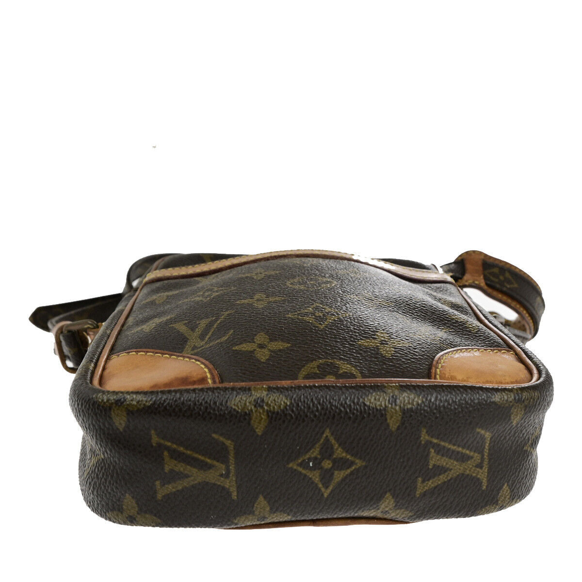 LOUIS VUITTON Danube Shoulder Bag Monogram Leather Brown France M45266 39YG596