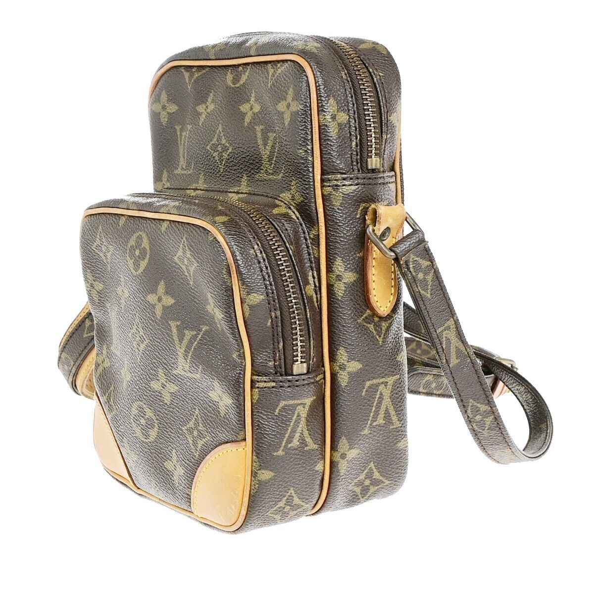 LOUIS VUITTON Amazon Crossbody Shoulder Bag Monogram Leather BN M45236 30ED020