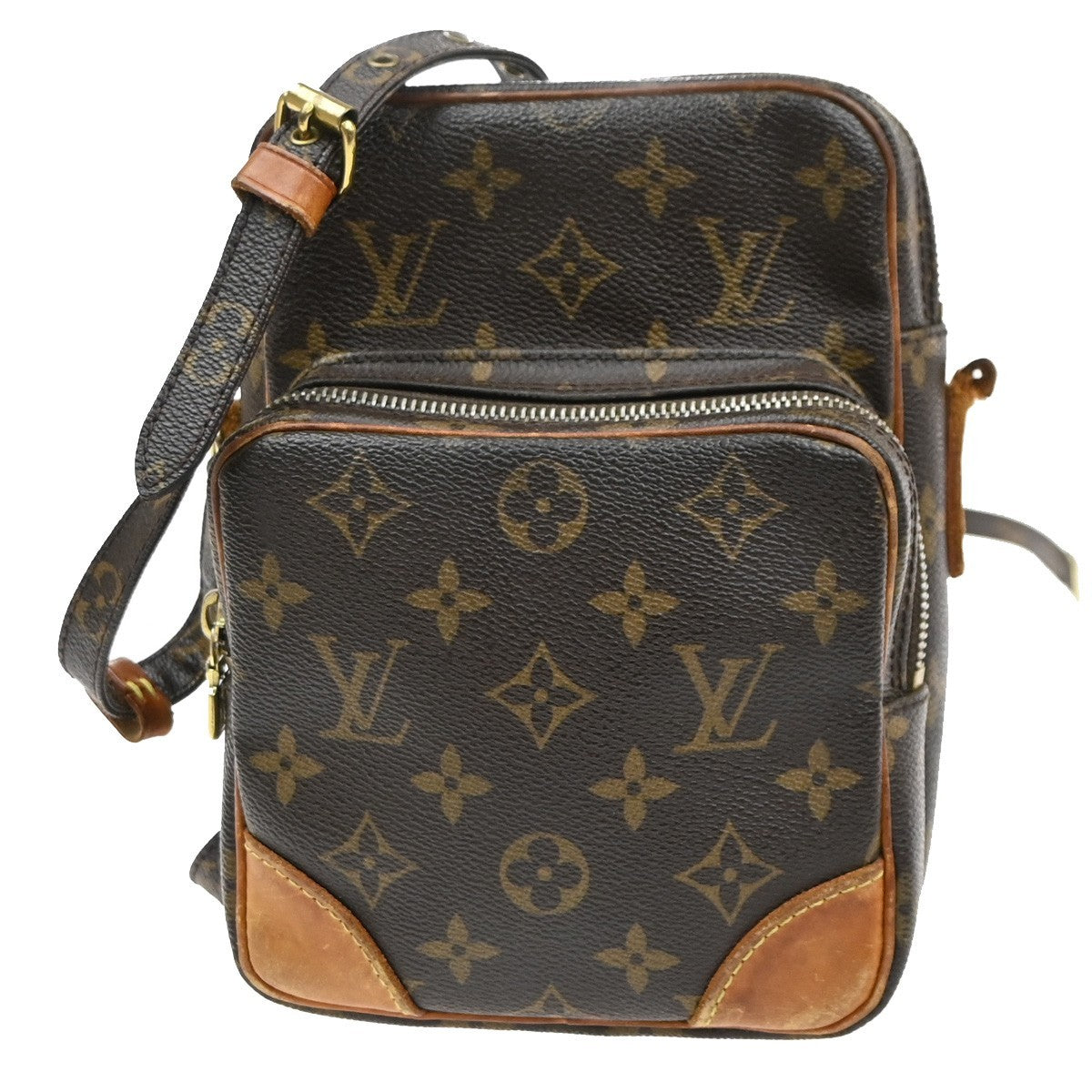 LOUIS VUITTON Amazon Crossbody Shoulder Bag Monogram Leather BN M45236 67SA043