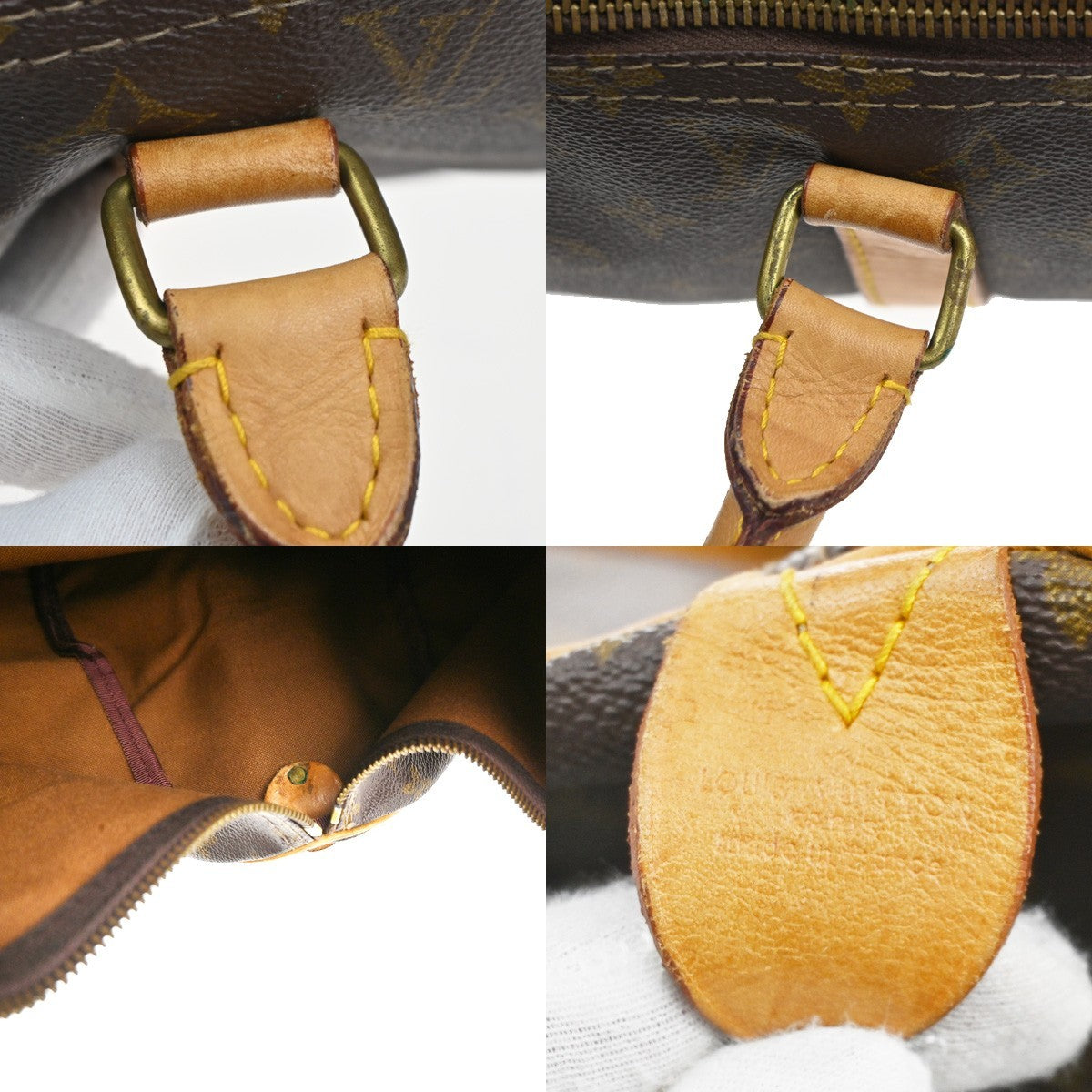 LOUIS VUITTON Keepall 45 Travel Hand Bag Monogram Leather Brown M41428 02CA726