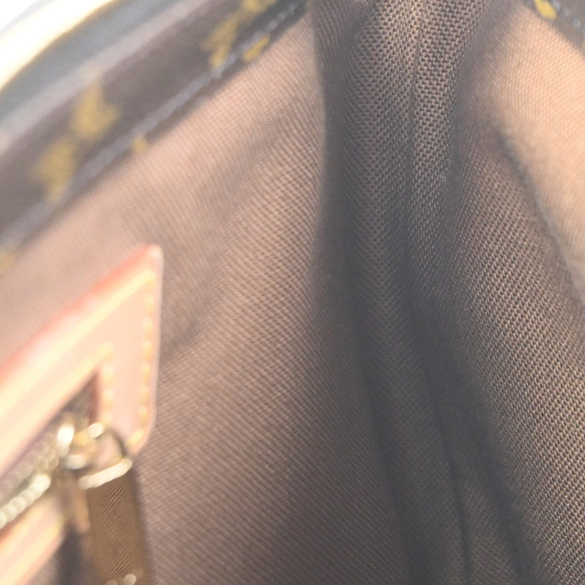 LOUIS VUITTON Cabas Piano Shoulder Bag Monogram Leather Brown M51148 28CA579